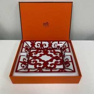 Unused Hermes Balcon du Guadalquivir Porcelain Ashtray